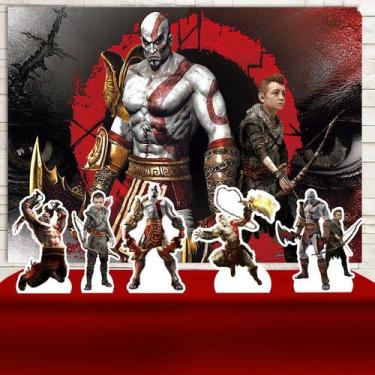 Imagem de KIT Festa Prata God Of War - IMPAKTO VISUAL