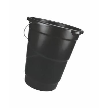 Imagem de Balde 18 litros Com Bico - Plástico - Preto - formplast