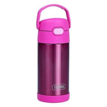 Imagem de Garrafa Garrafinha Térmica Infantil Thermos 355Ml Tokio Rosa