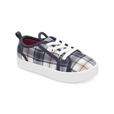 Imagem de OshKosh B'Gosh Tênis feminino sem cadarço Syrup, Xadrez, 22