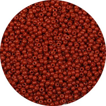 Imagem de Bala&Fillic Contas de semente redondas de 2 mm 9500 peças/100 gramas em saco 12/0 contas de sementes artesanais pequenas para fazer joias, brincos, pulseiras, colar (café)