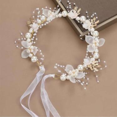 Imagem de Arranjo de flor para Penteado de Cabelo Noiva Daminha Debutante