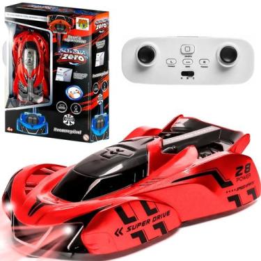 Imagem de Carrinho Gravidade Zero Anda Na Parede E Teto DM Toys, Vermelho