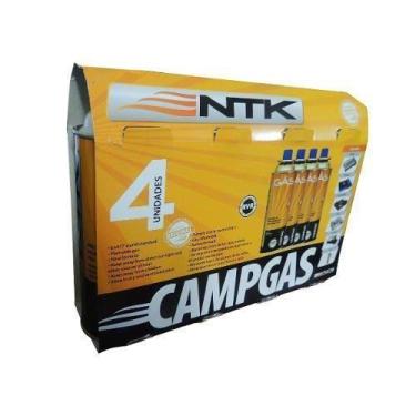 Imagem de Kit 04 Refil Gás Campgás Ntk 227g P/ Fogareiro Maçarico Camp - Nautika