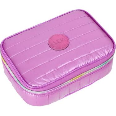 Imagem de Estojo Escolar Juvenil Feminino Matelassê Yepp MIF5321-EST, Orquídea