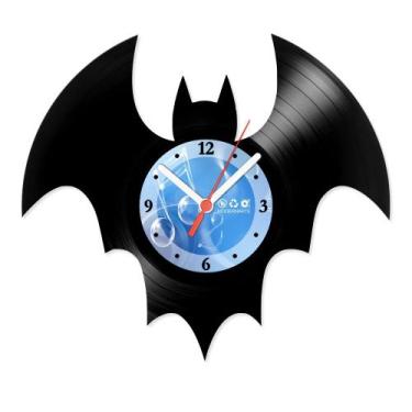 Imagem de Relógio De Parede Disco Vinil Animais - Morcego - VAN-077 - Modernarte