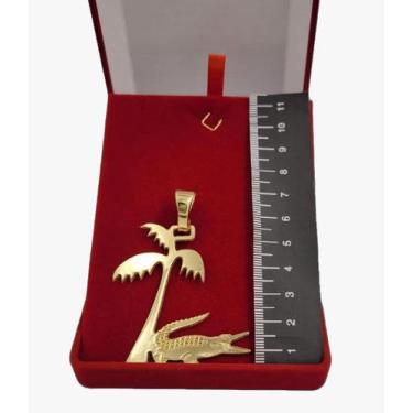 Imagem de Pingente Jacaré Praiano - Banhado a ouro 18k - ToJoia18k