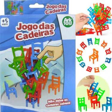 Imagem de Jogo Cadeira Equilibrista Equilibrar Brinquedo Educativo 24p - Ark Toy