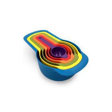 Imagem de Colher de medição kit cozinha receita com 6 pçs - abbmix