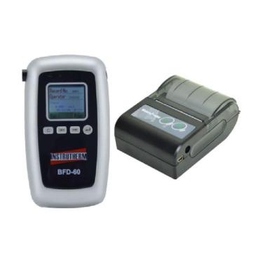 Imagem de Kit Bafômetro Digital Etilômetro Alarme Bluetooth Usb Bocal Bfd-60 Por