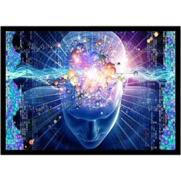 Imagem de Quadro Decorativo Informática Abstrato Tecnologia Computação Lojas Sal