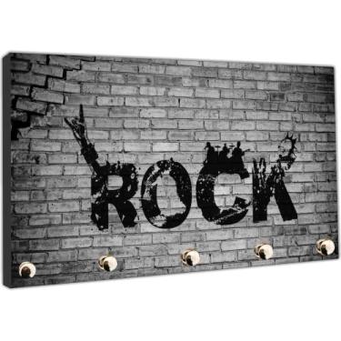 Imagem de Porta Chaves Bandas Rock Metal Música Casa Sala Organizador RC010 - Vi