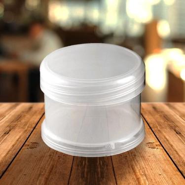 Imagem de Pote Pequeno Vazio para pomada cremes diversos 50ml Tampa Rosca Com50U