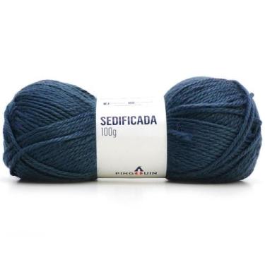 Imagem de Fio Sedificada 100g - Acrílico e Lã Natural - Pingouin, 5517 - BLUE ST