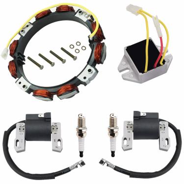 Imagem de FOTN Alternador para John Deere 125 145 D150 D160 D170 L111 L118 L120 2046HV 2046S com velas de ignição regulador de bobina de ignição