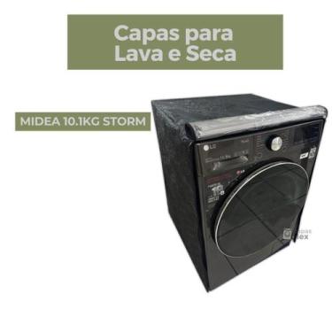 Imagem de Capa lava e seca midea 10.1kg storm transparente flex - Capas Flex, PR