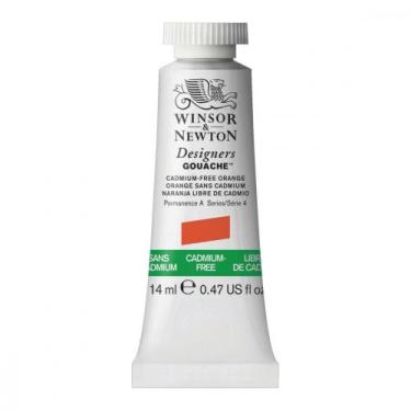 Imagem de Tinta Guache Winsor Newton 14ml S4 899 Cad Free Orange - Winsor & Newt