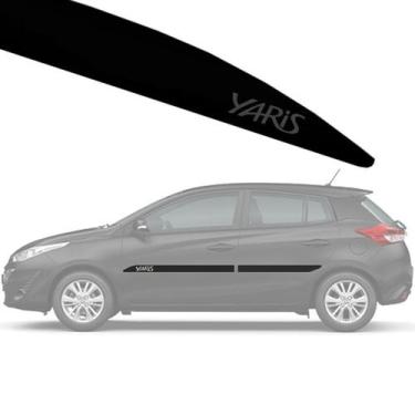 Imagem de Friso Lateral na Cor Original Toyota Yaris Hatch / Sedan 2018 19 20 21