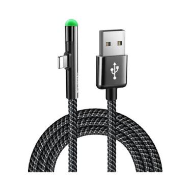 Imagem de Cabo carregador e dados IOS Gamer 90º 2A Lightning 1,2m - MCDODO