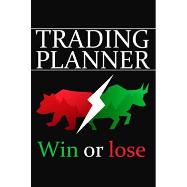 Imagem de trading planner and notebook for the trader in stocks,forex, crypto, futures and more... business planner to analysis your trading in sell,buy and ... market and make your business professional