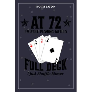 Imagem de Notebook Journal Funny 72nd Birthday Gift - 72 Year Old Cards: Meeting, Goals, Work List, Financial,6x9 in, Happy, Goal, Life, Gym, Personal Budget