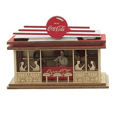 Imagem de Ginger Cottages Coca-Cola Cottage - Enfeites de refrigerante para árvore de Natal