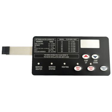 Imagem de Motipudy Substituição de almofada de membrana de interruptor 472610Z para sistema elétrico de aquecedor de spa de piscina