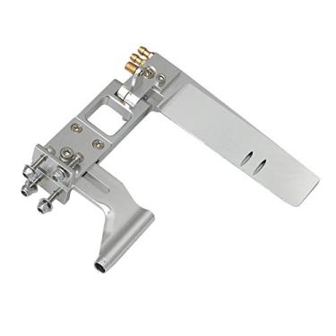 Imagem de Mxfans RC Silver Rudder with Water Pickup Absorbing Aluminum Alloy Steering Hole Diameter 4MM