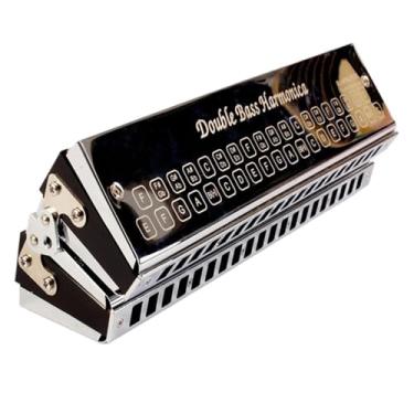 Imagem de Para Iniciantes harmônica Gaita De Contrabaixo Tocando Acompanhamento De Banda De Instrumento E Gaita Baixa