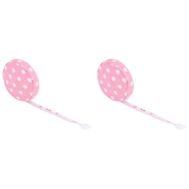 Imagem de Fita Métrica de 2 Unidades, Fita Métrica Macia de Escala Dupla de 150 Cm/60 Polegadas Com Régua Retrátil de Medição de Fitness Corporal Colorida para Costurar