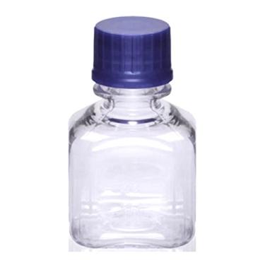 Imagem de TriForest BGC0030SB Garrafa quadrada de mídia com vedação padrão, 30 mm, PETG (pacote com 288)