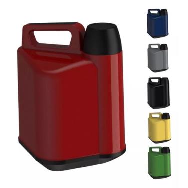 Imagem de Botijão Turim Garrafa Térmica 5.0 Litros  Quente e Frio - Café Chá Águ