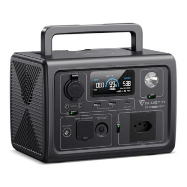 Imagem de BLUETTI EB3A Gerador de Energia Solar, Bateria LiFePO4 de 268Wh com 1 Tomada CA de 220V / 600W (Pico de 1200W), Recarregue de 0 a 80% em 30 Min, Estação de Energia Portátil para Camping, Viagem