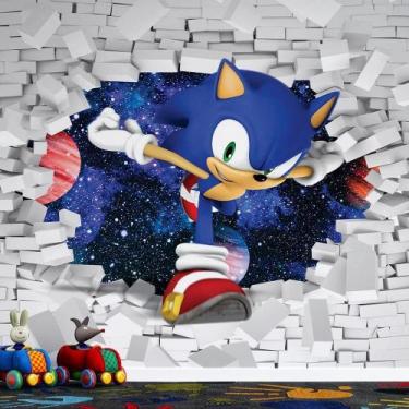 Imagem de Papel de Parede Infantil Sonic AL 01 - AloPapers, 2,50m de largura, 2.