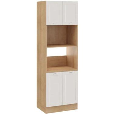 Imagem de Paneleiro Torre Quente 4 Portas 218 cm CD384 Branco Dtall - Milani Sto