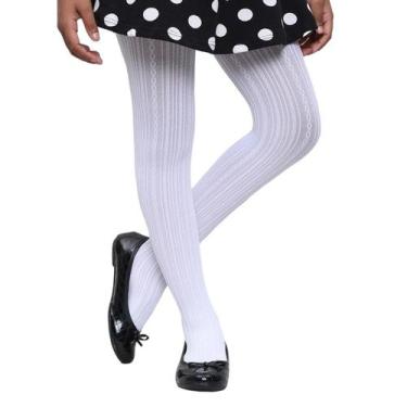 Imagem de Meia Calça Infantil Feminina Lupo Lobinha Fio 70 Branca - 02, M
