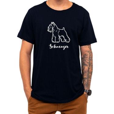 Imagem de Camiseta Pet Schnauzer Cachorro Cão Raça Present Natal Roupa