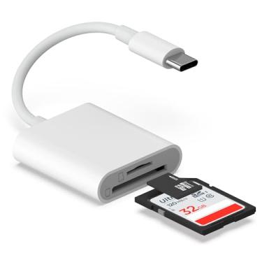 Imagem de Leitor de cartão SD USB C para iPhone 15, leitor de cartão SD para Android, leitor de cartão SD USB C, adaptador de cartão SD