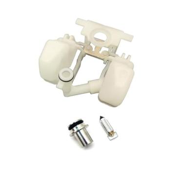 Imagem de Flutuador de carburador para Bandit250-400CC GSF250-400 GJ77A GK75A 7AA Impulse GK79A DR250 350 GSX400S KATANA 400 Base de válvula de agulha flutuante de plástico (1 conjunto)