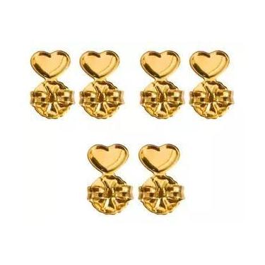 Imagem de 3 Pares Tarraxa Magica Tarracha Levanta Orelha Rasgada - Saves Semijoi