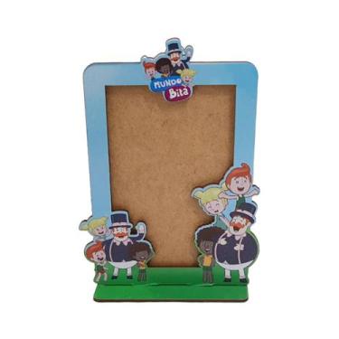 Imagem de Porta Retrato Vertical Infantil 15x10 Mdf Madeira Adesivado - ATACADÃO