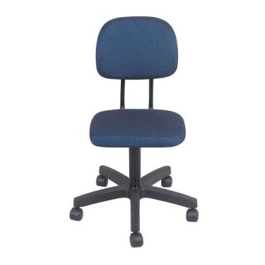 Imagem de Cadeira De Escritorio Giratoria por rodizio sem regulagem de altura Az