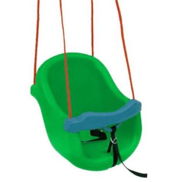 Imagem de balanço bebe - VERDE - para meninos e meninas brincar em playground - 