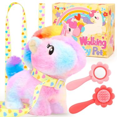 Imagem de Brinquedo de pelúcia de unicórnio com sons, caminhada para crianças