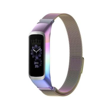 Imagem de Pulseira Mágnetica De Aço Inox Loop Para Galaxy Fit2 R220