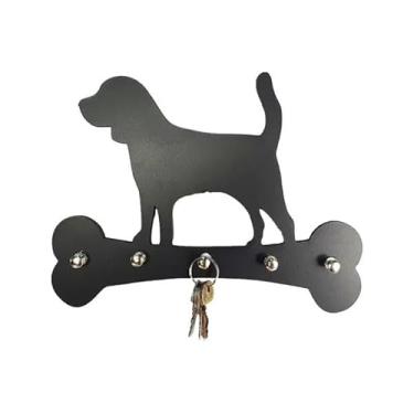 Imagem de Porta Chaves Decorativo em Formato de Cachorro, Suporte para Parede