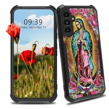 Imagem de BWEGRHE Capa de celular com design virgem maria para Samsung Galaxy A16, capa protetora de plástico rígido à prova de choque antiarranhões para Galaxy A16 5G 2025
