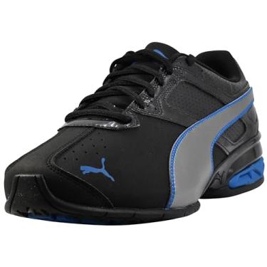 Imagem de Puma Tazon 6 FM Tênis de corrida masculino, Puma Black-puma Aged Silver-true Blue, 12