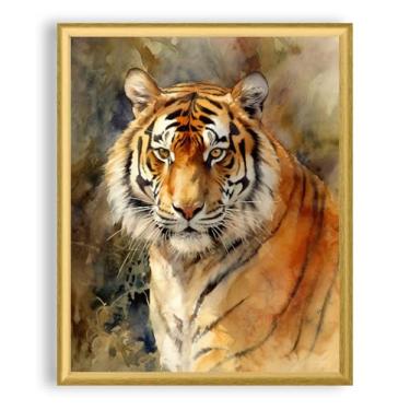 Imagem de Art Shoppe Arte de parede com impressão emoldurada, decoração de parede vintage para sala de estar, quarto, escritório, imagem de alta resolução em papel de arte premium, moldura de 0,9 cm com frente