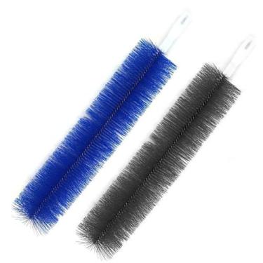 Imagem de Limpador de ventilador 2 peças 38.1 cm espanador de ventilador dobrável espanador de teia de aranha de cabeça grossa e macia limpador de ventilador de teto reutilizável removedor de sujeira